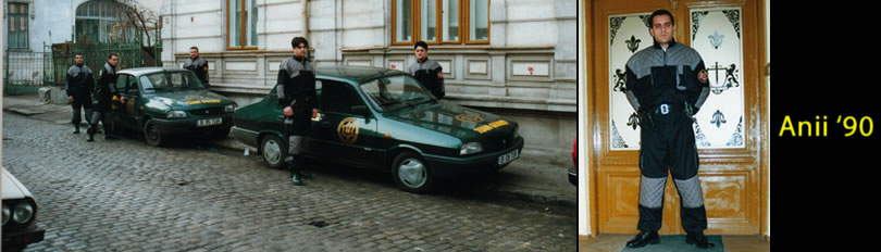 Echipajele firmei de paza Team Guard in anii '90 Echipajele firmei de paza Team Guard in anii '90