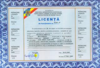 Licenta Paza Team Guard
