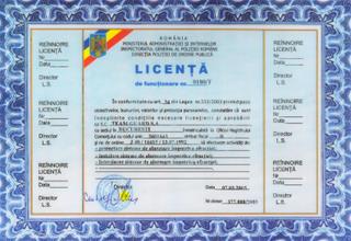 Licenta tehnic Team Guard